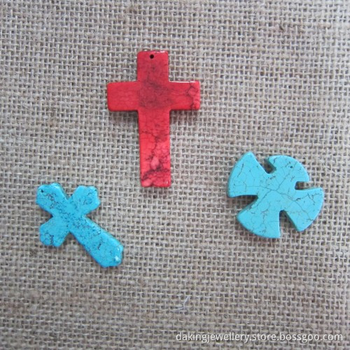 Cross Pendant, Fashion Turquoise Cross